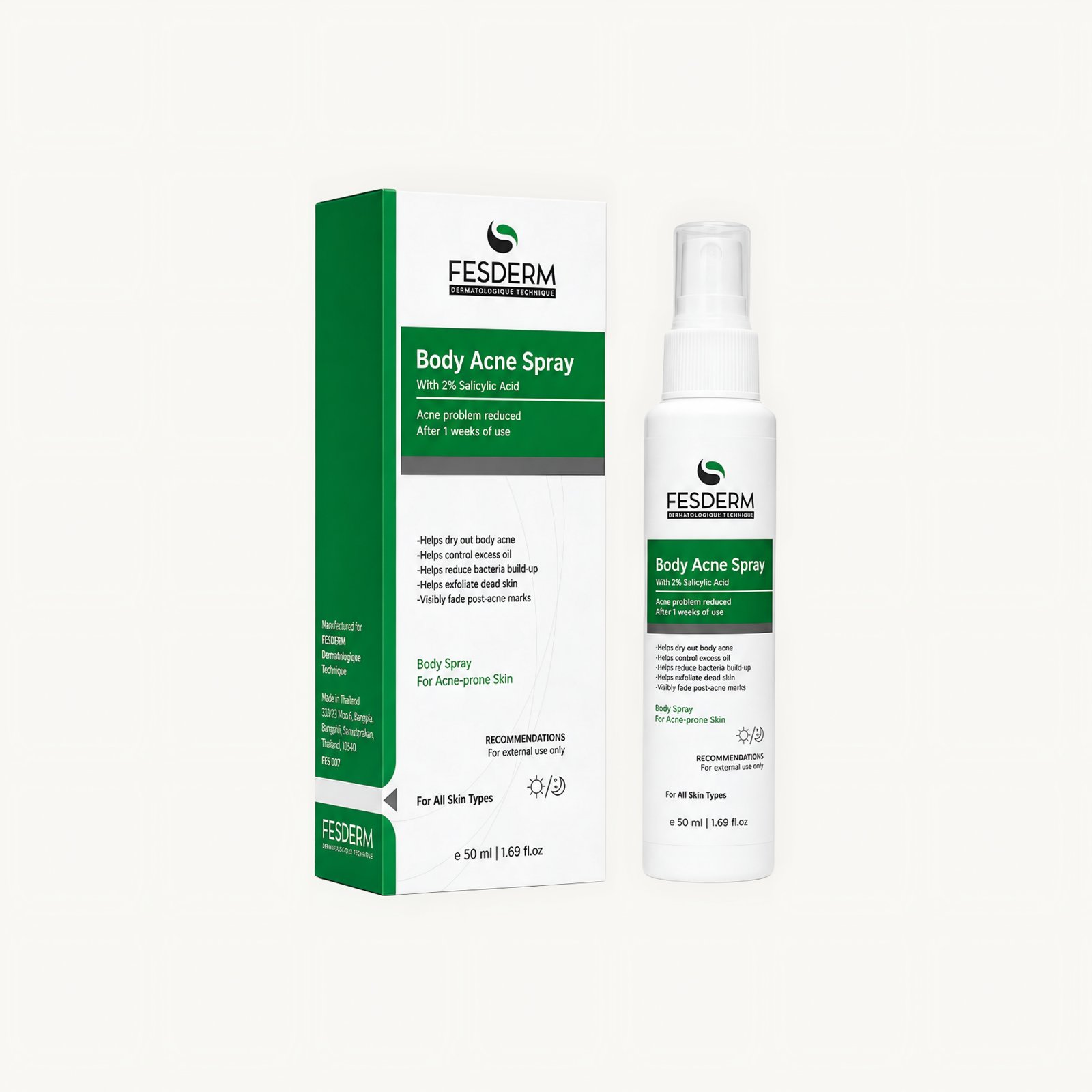 Fesderm Body Acne Spray