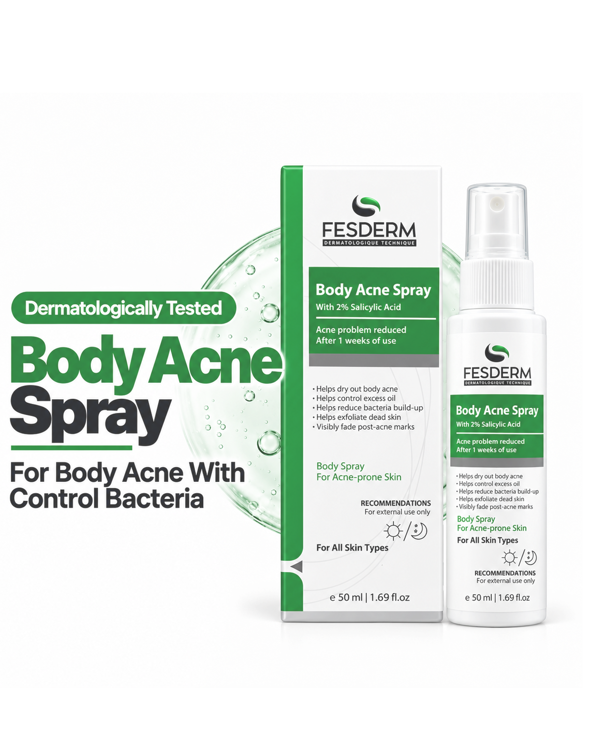 Fesderm Body Acne Spray