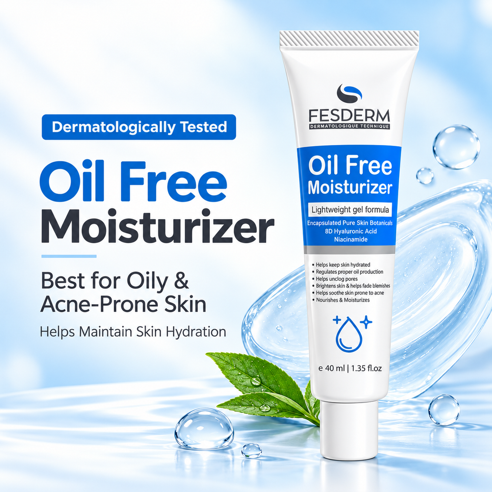 Fesderm Oil Free Moisturizer
