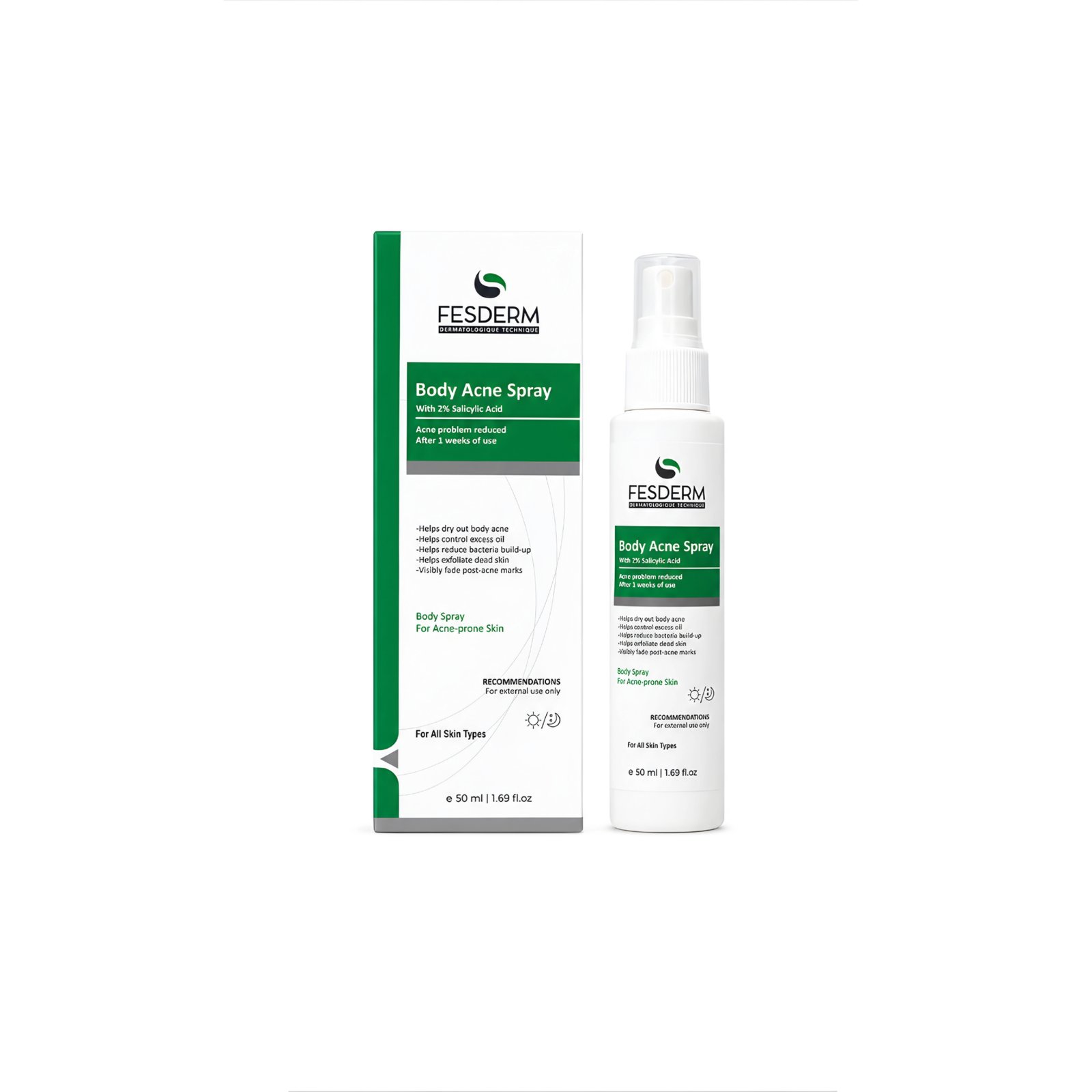 Fesderm Body Acne Spray