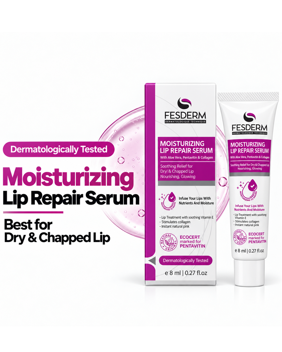 Fesderm Moisturizing Lip Repair Serum