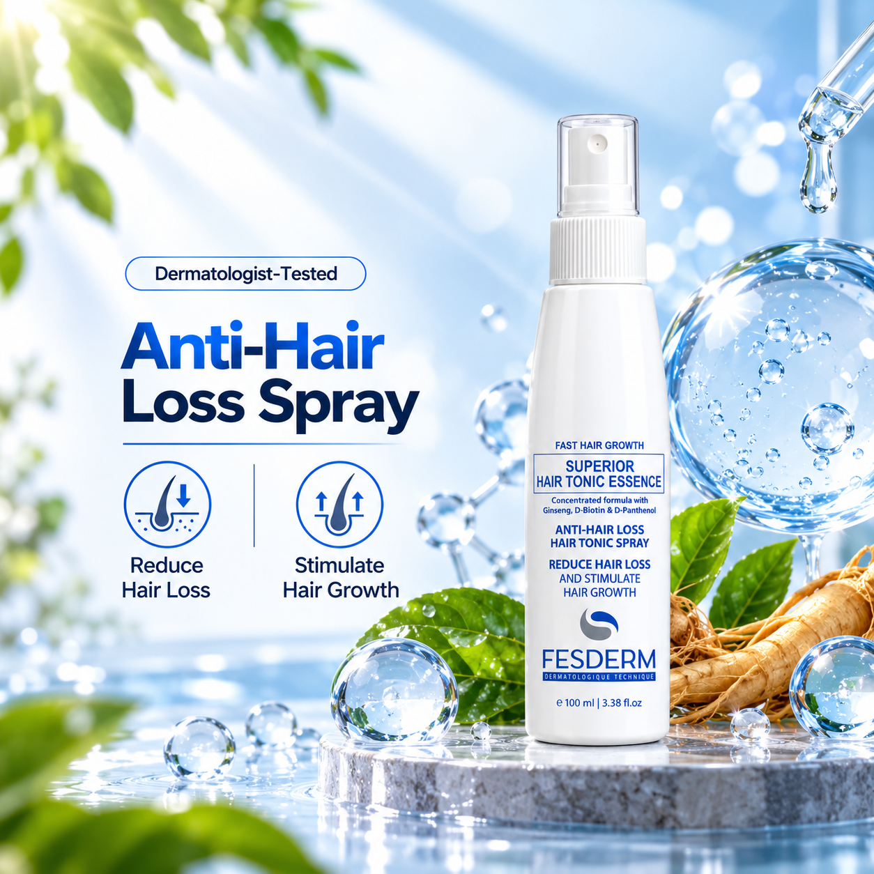 Fesderm Anti Hair Loss Spray