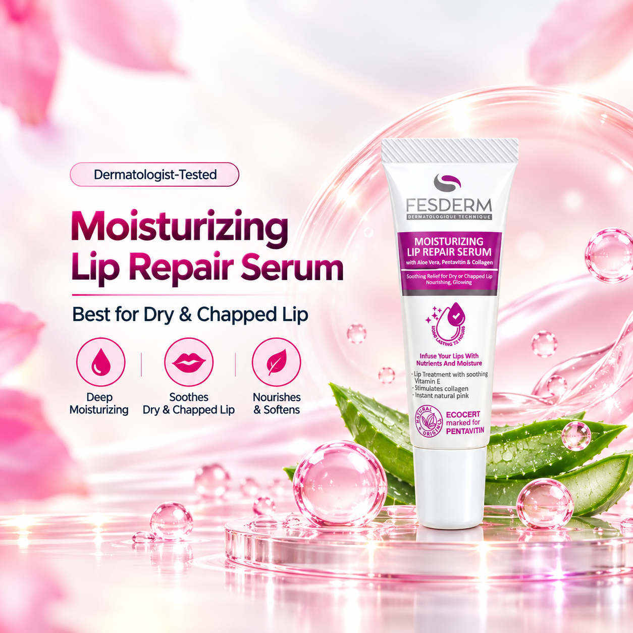Fesderm Moisturizing Lip Repair Serum